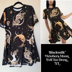 Blackmilk Octobers Moon evil tee